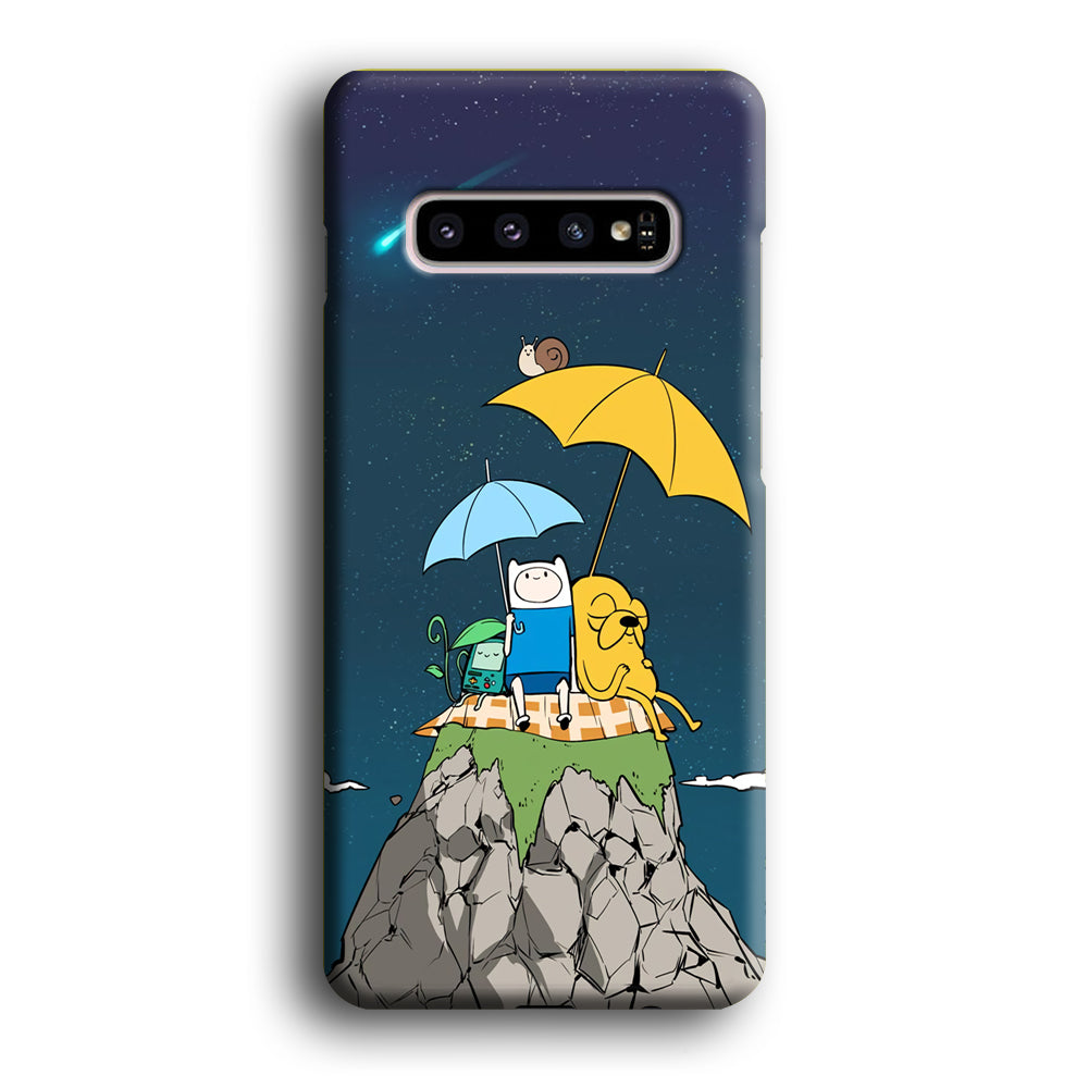 Adventure Time Night Vacation Samsung Galaxy S10 Case