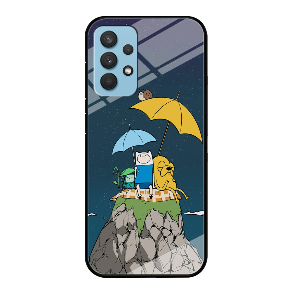 Adventure Time Night Vacation Samsung Galaxy A32 Case