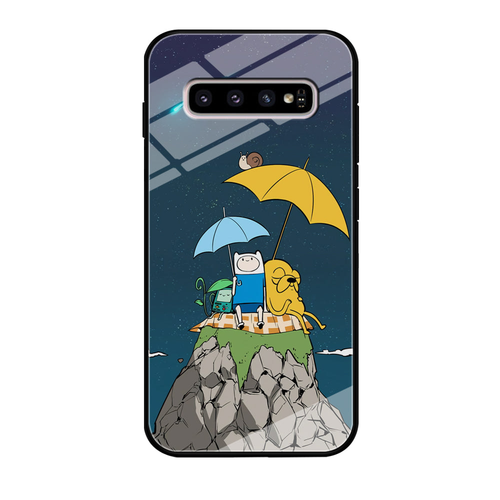 Adventure Time Night Vacation Samsung Galaxy S10 Case