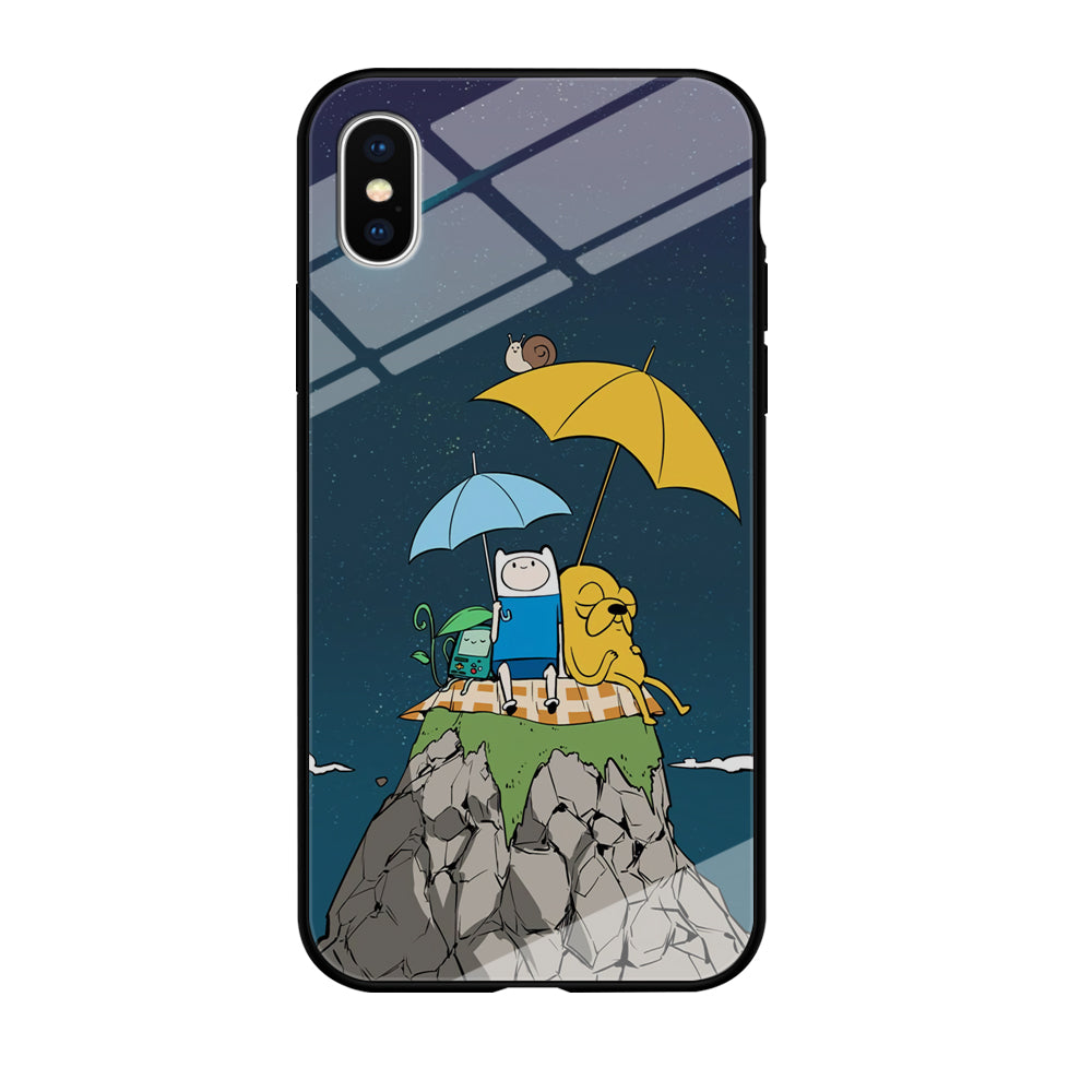 Adventure Time Night Vacation iPhone XS Case