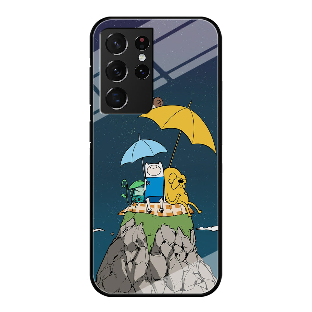 Adventure Time Night Vacation Samsung Galaxy S21 Ultra Case