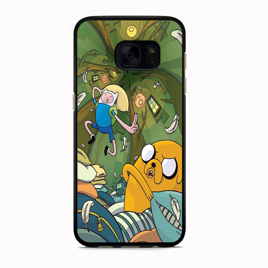 Adventure Time Flying Samsung Galaxy S7 Edge Case - carneyforia