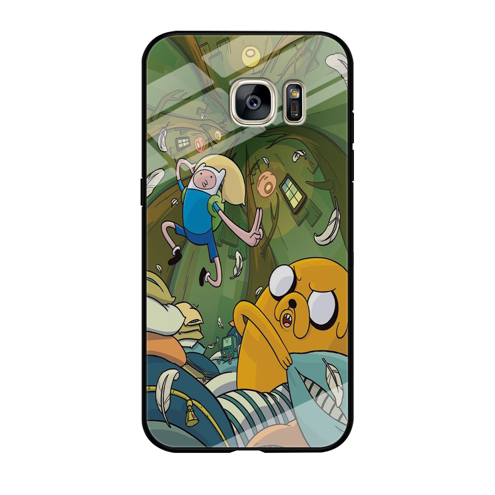 Adventure Time Flying Samsung Galaxy S7 Edge Case - carneyforia