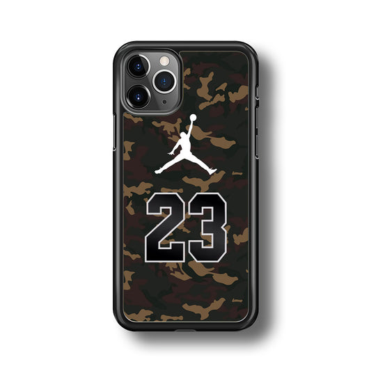 Air Jordan 23 Dark Green Camo iPhone 11 Pro Max Case