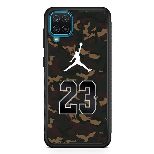 Air Jordan 23 Dark Green Camo Samsung Galaxy A12 Case