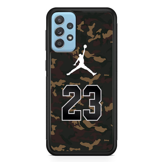 Air Jordan 23 Dark Green Camo Samsung Galaxy A52 Case