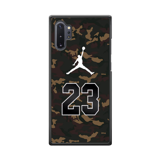 Air Jordan 23 Dark Green Camo Samsung Galaxy Note 10 Plus Case