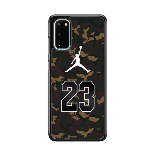 Air Jordan 23 Dark Green Camo Samsung Galaxy S20 Case
