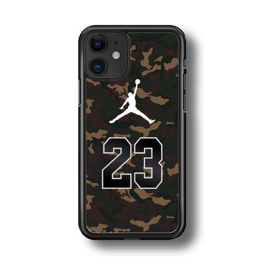 Air Jordan 23 Dark Green Camo iPhone 11 Case