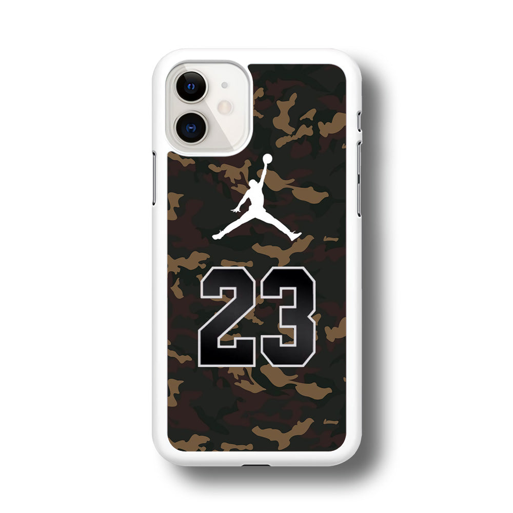 Air Jordan 23 Dark Green Camo iPhone 11 Case