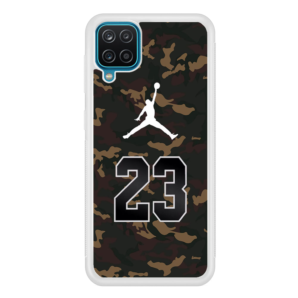 Air Jordan 23 Dark Green Camo Samsung Galaxy A12 Case