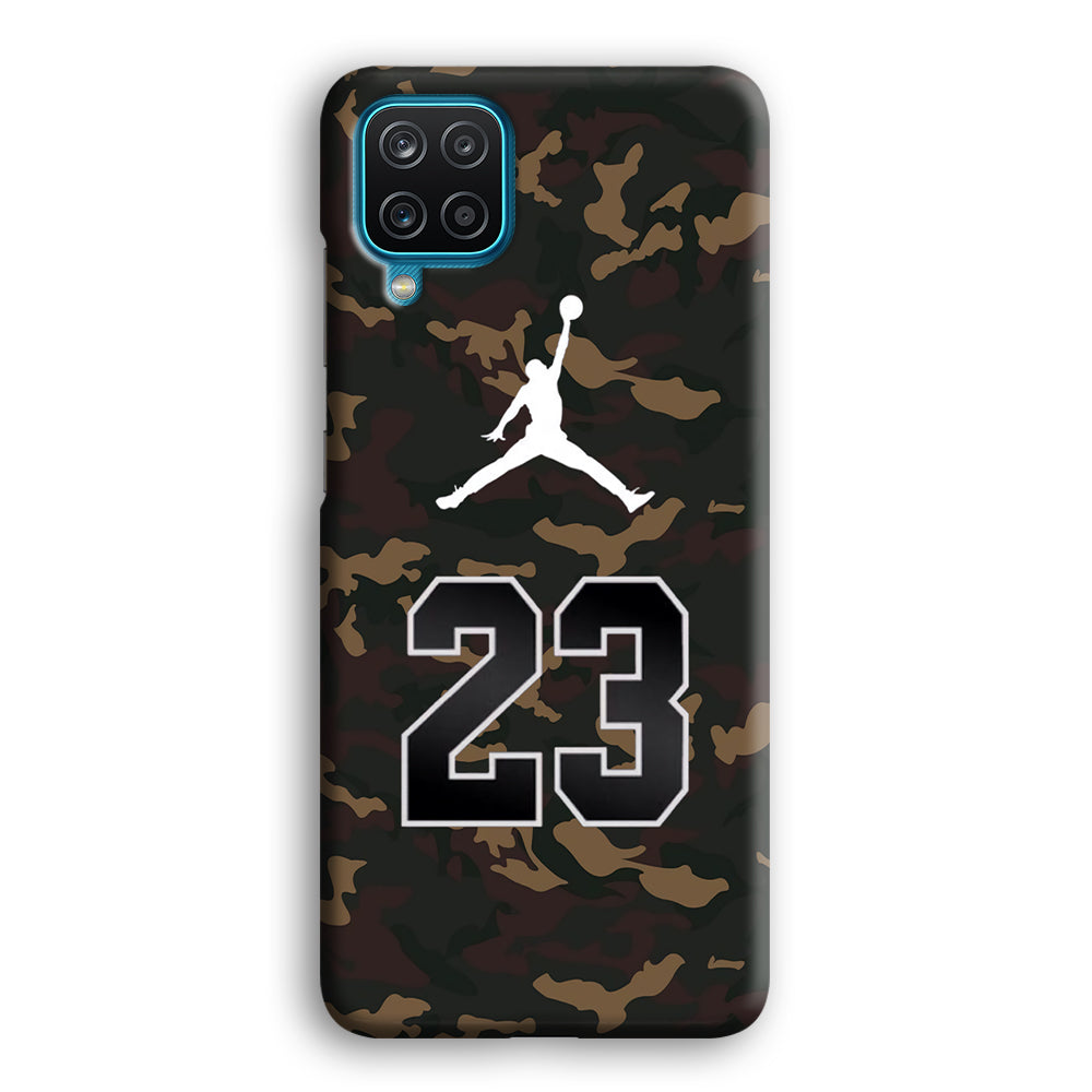 Air Jordan 23 Dark Green Camo Samsung Galaxy A12 Case