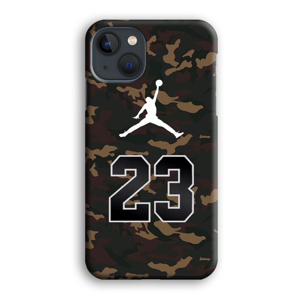 Air Jordan 23 Dark Green Camo iPhone 13 Case