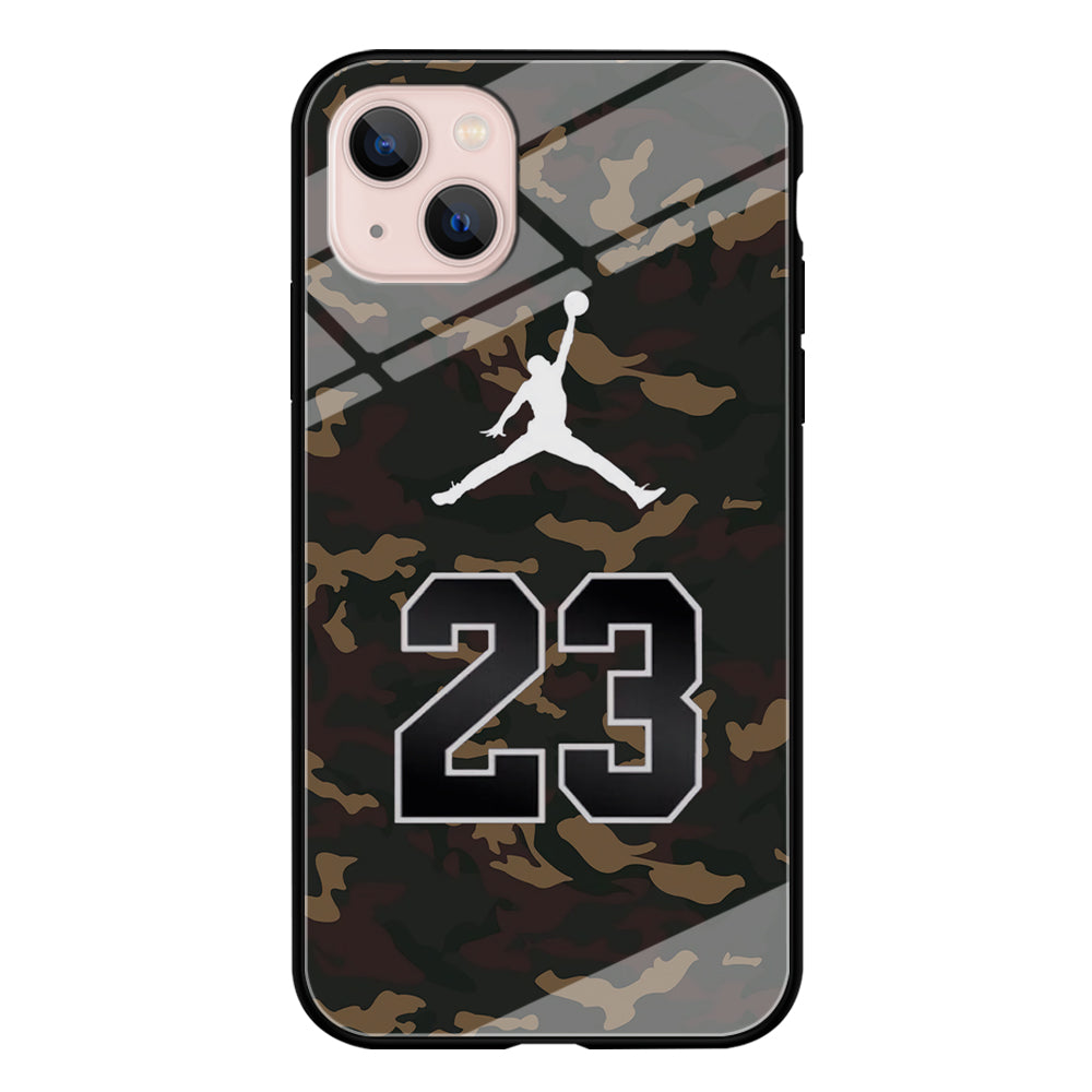 Air Jordan 23 Dark Green Camo iPhone 13 Case