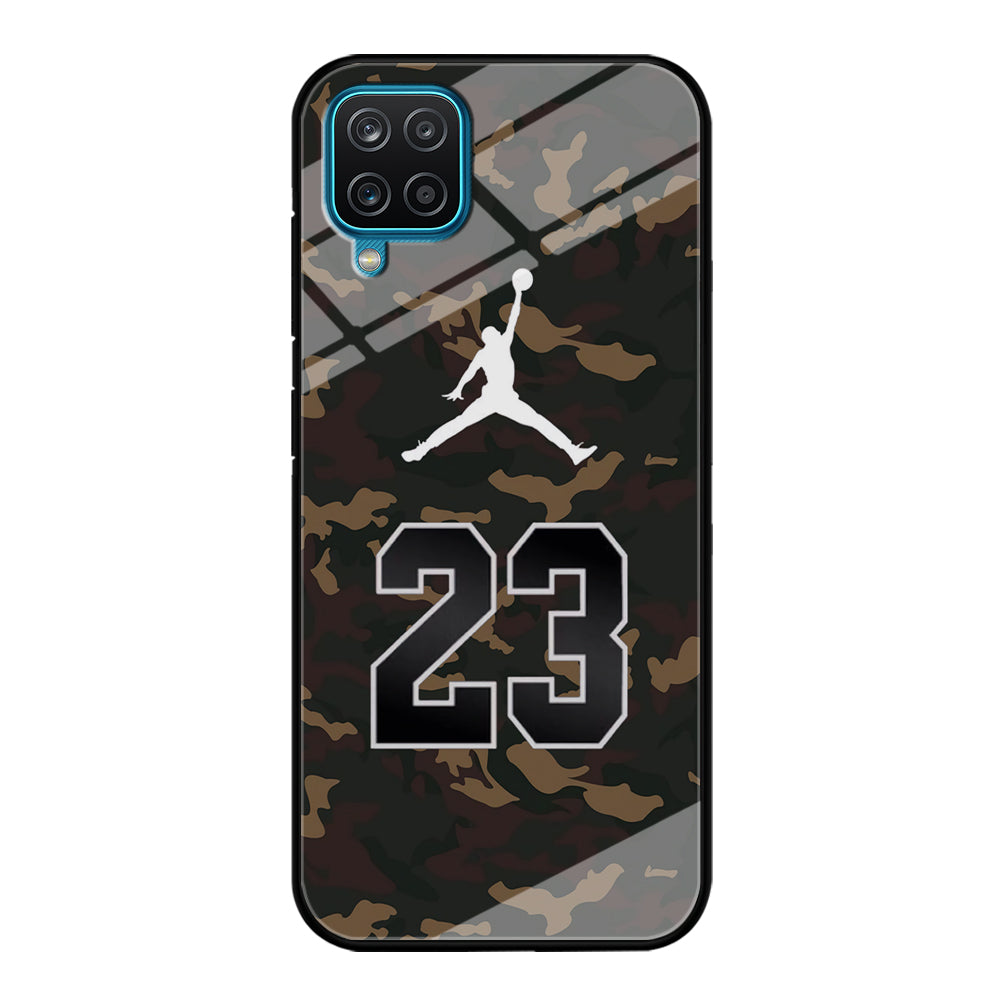 Air Jordan 23 Dark Green Camo Samsung Galaxy A12 Case