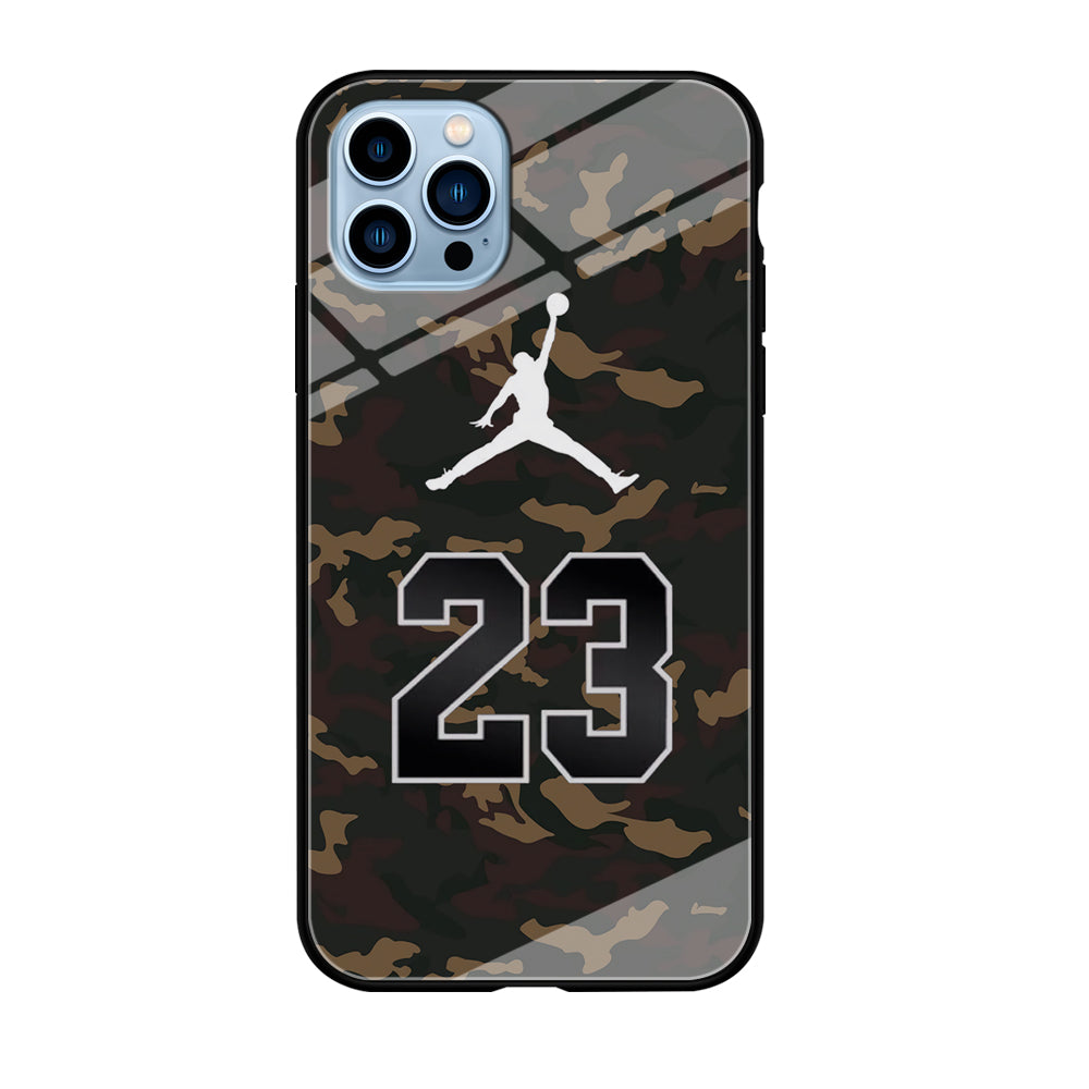 Air Jordan 23 Dark Green Camo iPhone 12 Pro Max Case