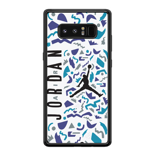 Air Jordan Abstract Of Shapes Samsung Galaxy Note 8 Case
