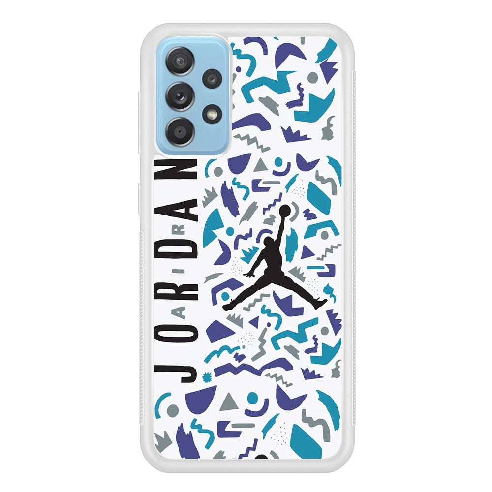 Air Jordan Abstract Of Shapes Samsung Galaxy A52 Case