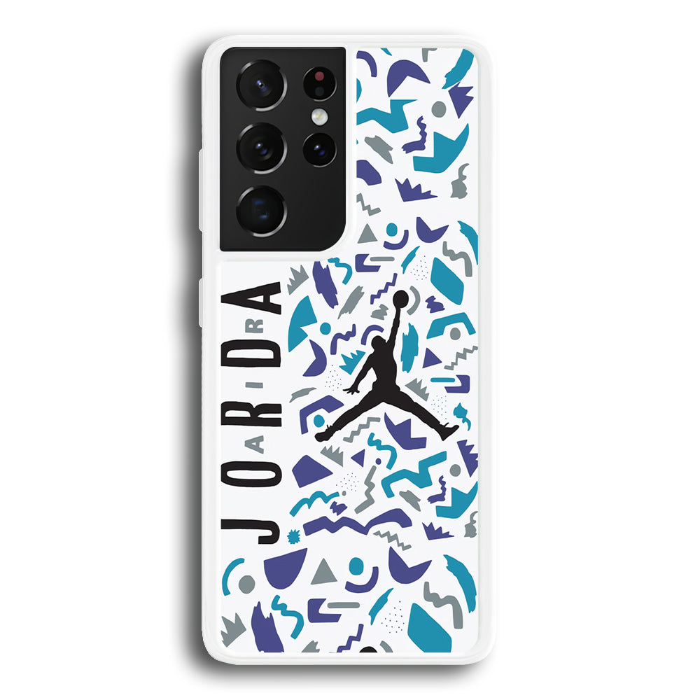 Air Jordan Abstract Of Shapes Samsung Galaxy S21 Ultra Case