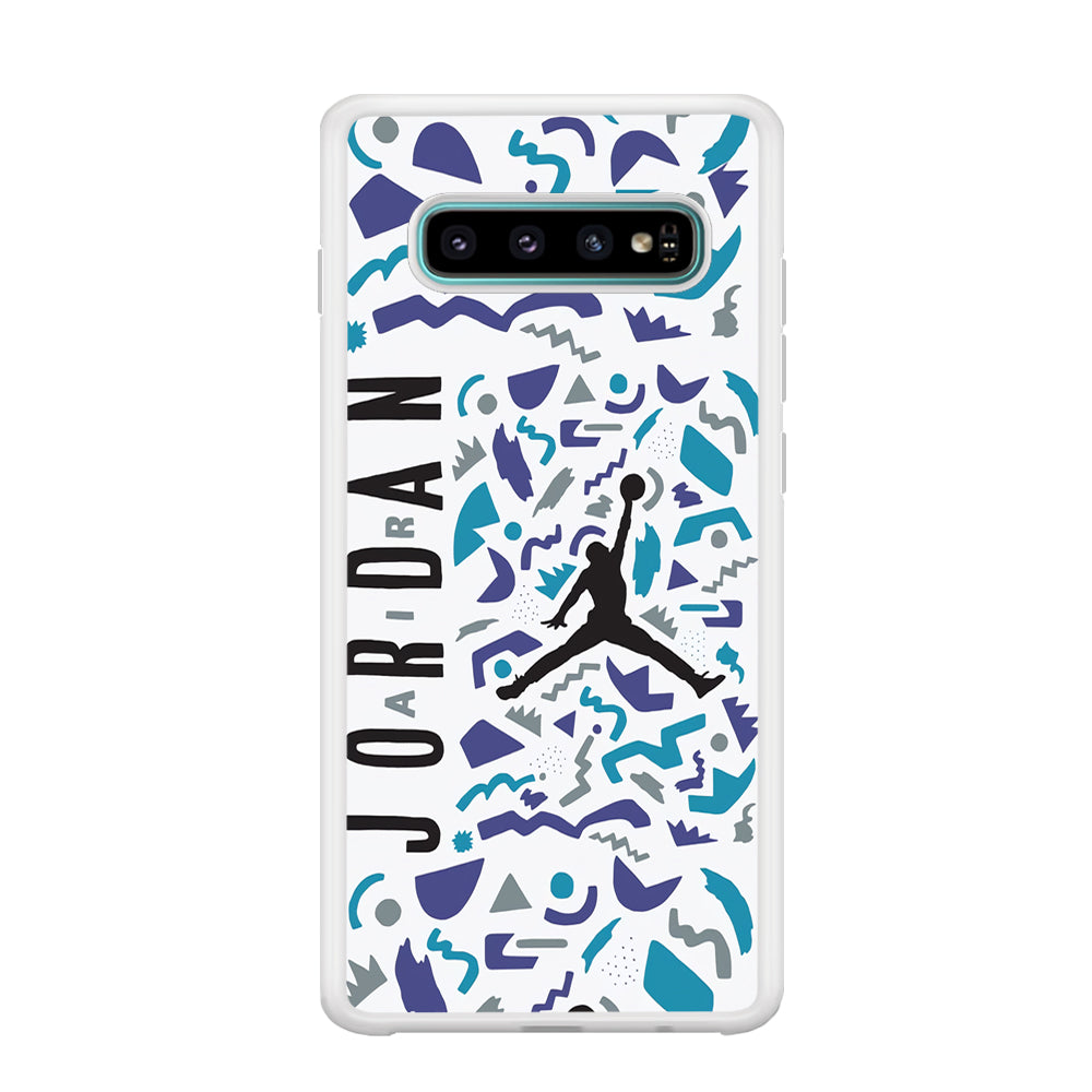 Air Jordan Abstract Of Shapes Samsung Galaxy S10 Case