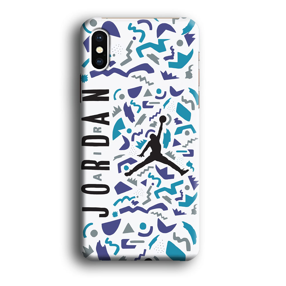 Air Jordan Abstract Of Shapes iPhone X Case