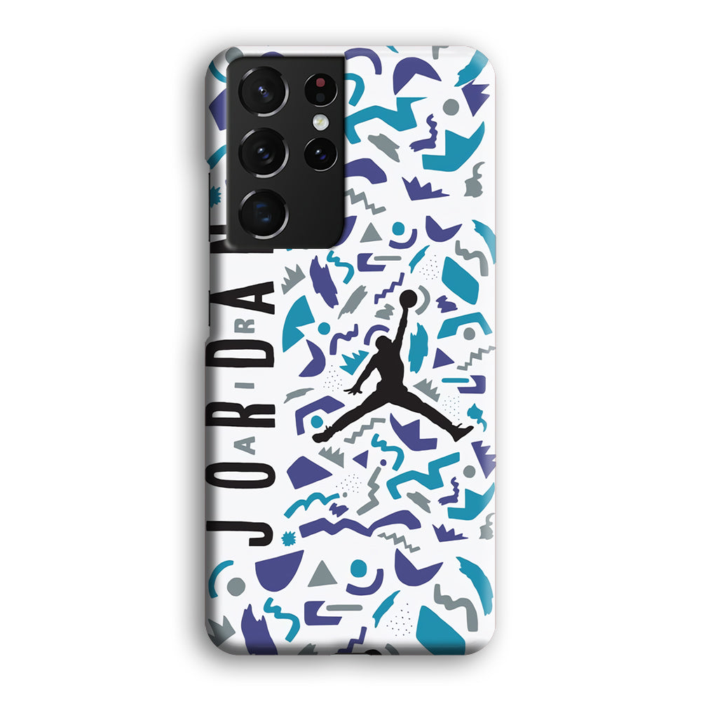 Air Jordan Abstract Of Shapes Samsung Galaxy S21 Ultra Case