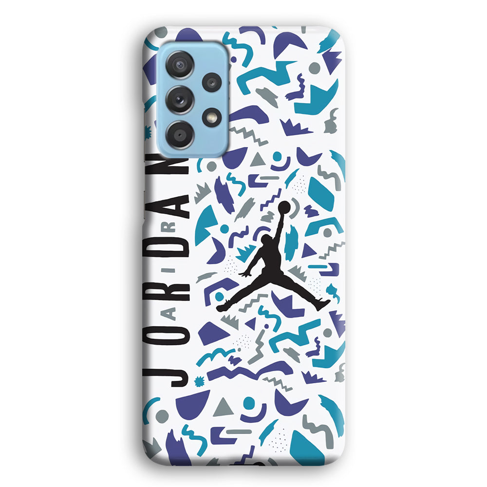 Air Jordan Abstract Of Shapes Samsung Galaxy A52 Case