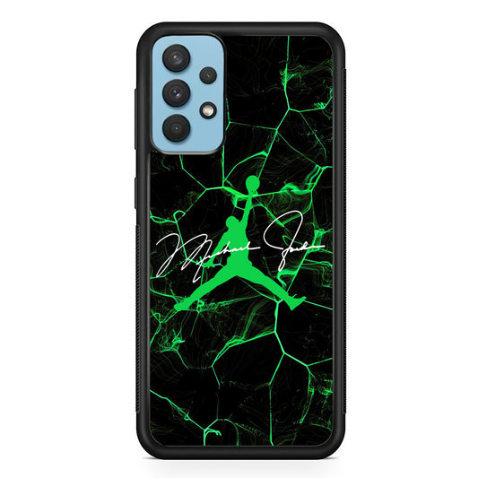Air Jordan Abstract Signature Samsung Galaxy A32 Case