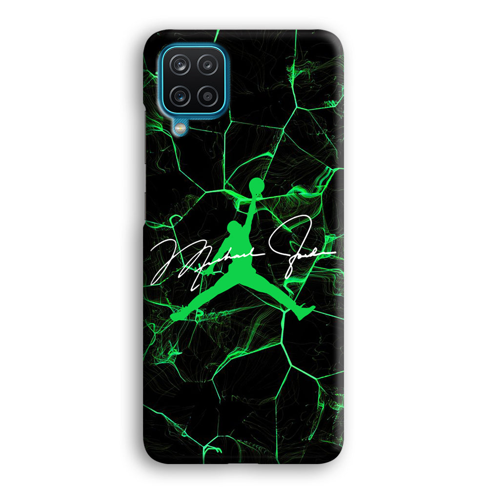 Air Jordan Abstract Signature Samsung Galaxy A12 Case