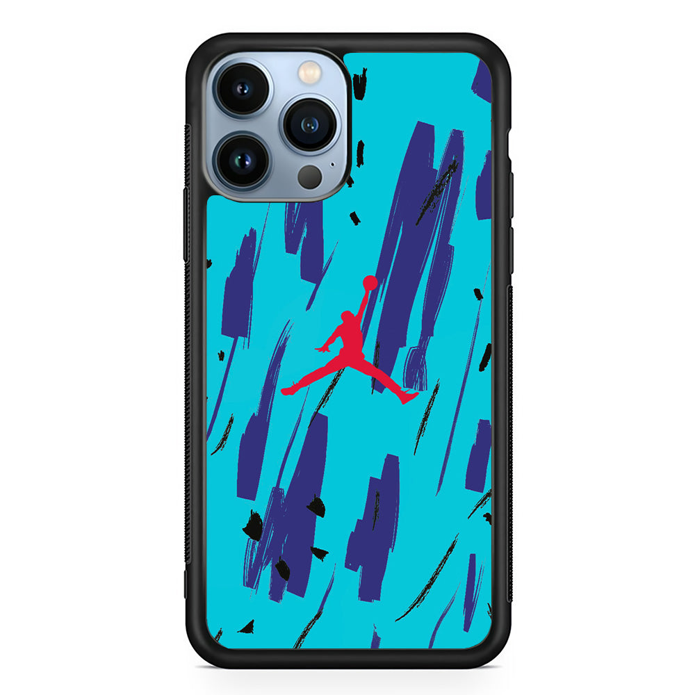 Air Jordan Aqua iPhone 13 Pro Max Case