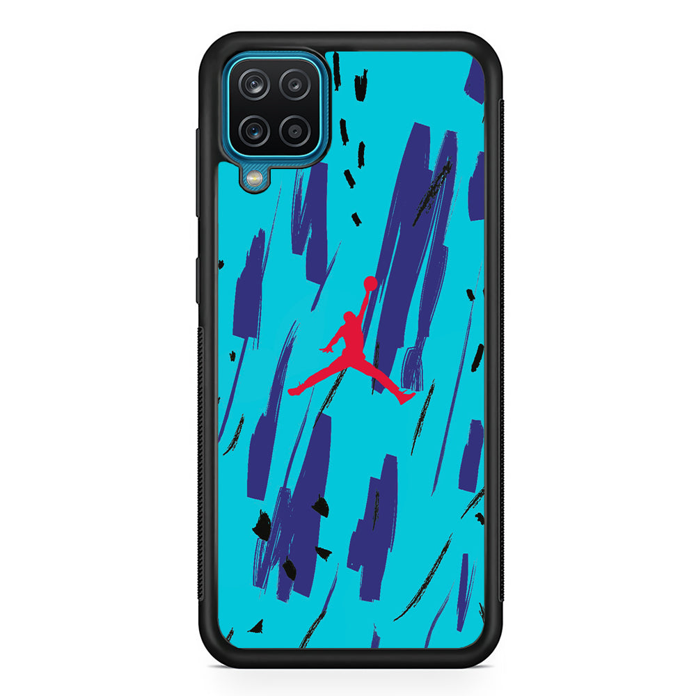 Air Jordan Aqua Samsung Galaxy A12 Case