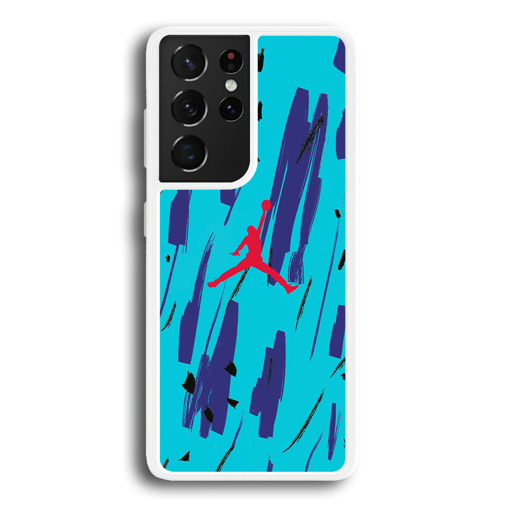 Air Jordan Aqua Samsung Galaxy S21 Ultra Case