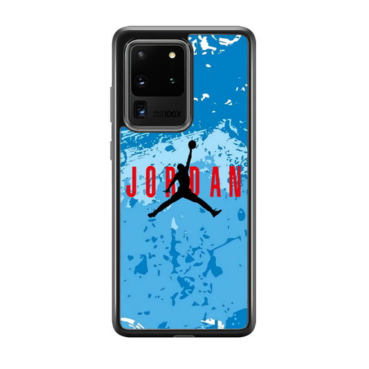 Air Jordan Blue Abstract Samsung Galaxy S20 Ultra Case