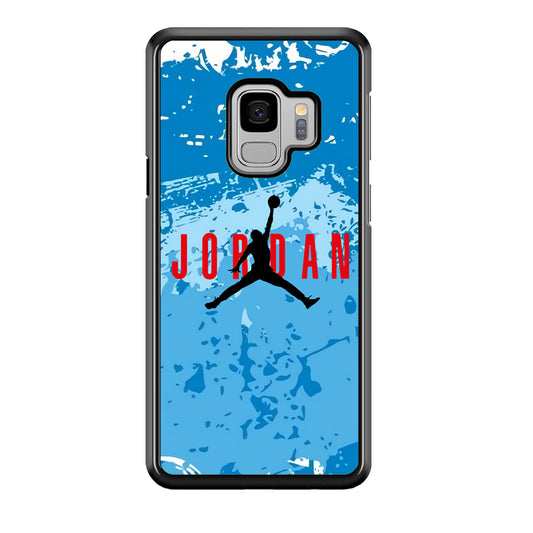 Air Jordan Blue Abstract Samsung Galaxy S9 Case