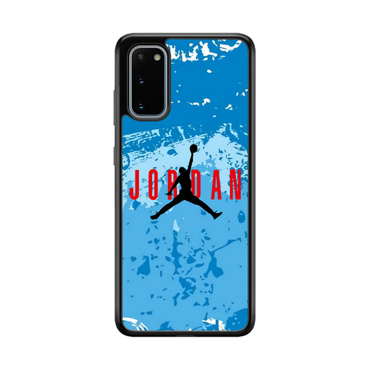 Air Jordan Blue Abstract Samsung Galaxy S20 Case