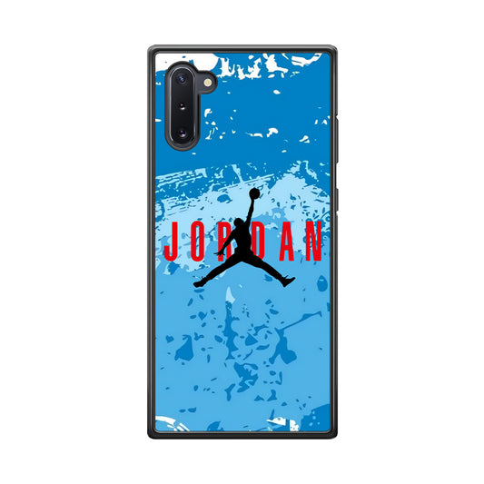 Air Jordan Blue Abstract Samsung Galaxy Note 10 Case