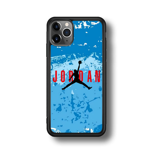 Air Jordan Blue Abstract iPhone 11 Pro Max Case