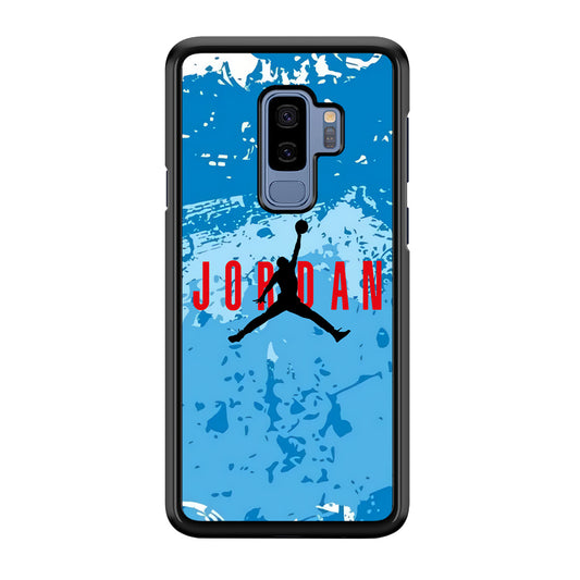 Air Jordan Blue Abstract Samsung Galaxy S9 Plus Case