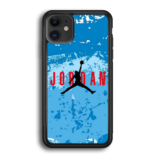 Air Jordan Blue Abstract iPhone 12 Case