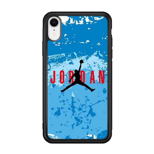 Air Jordan Blue Abstract iPhone XR Case