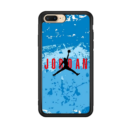 Air Jordan Blue Abstract iPhone 8 Plus Case