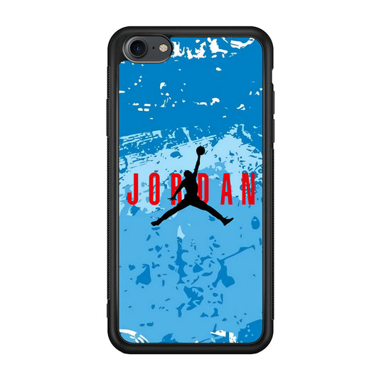 Air Jordan Blue Abstract iPhone 8 Case