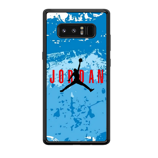 Air Jordan Blue Abstract Samsung Galaxy Note 8 Case