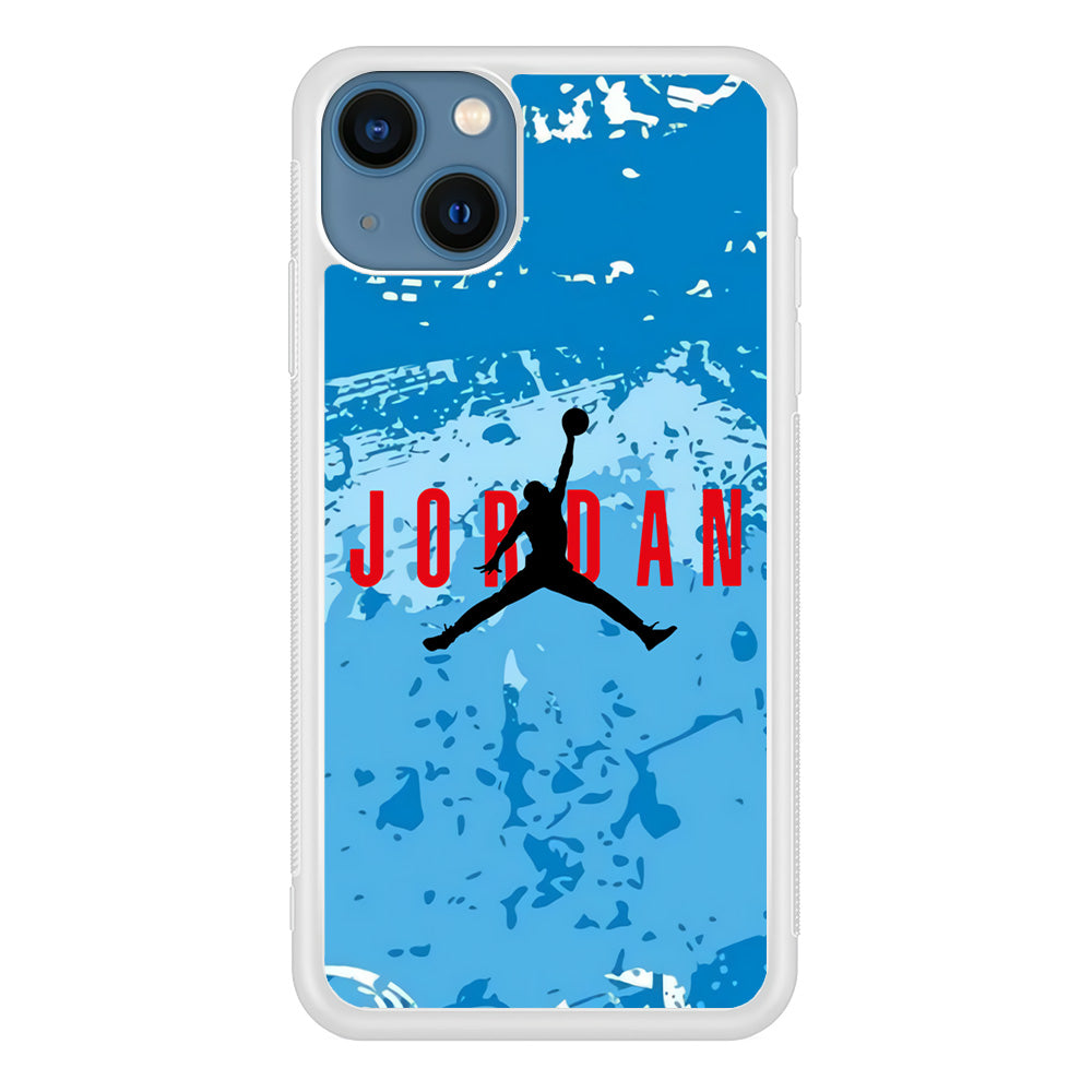 Air Jordan Blue Abstract iPhone 13 Case