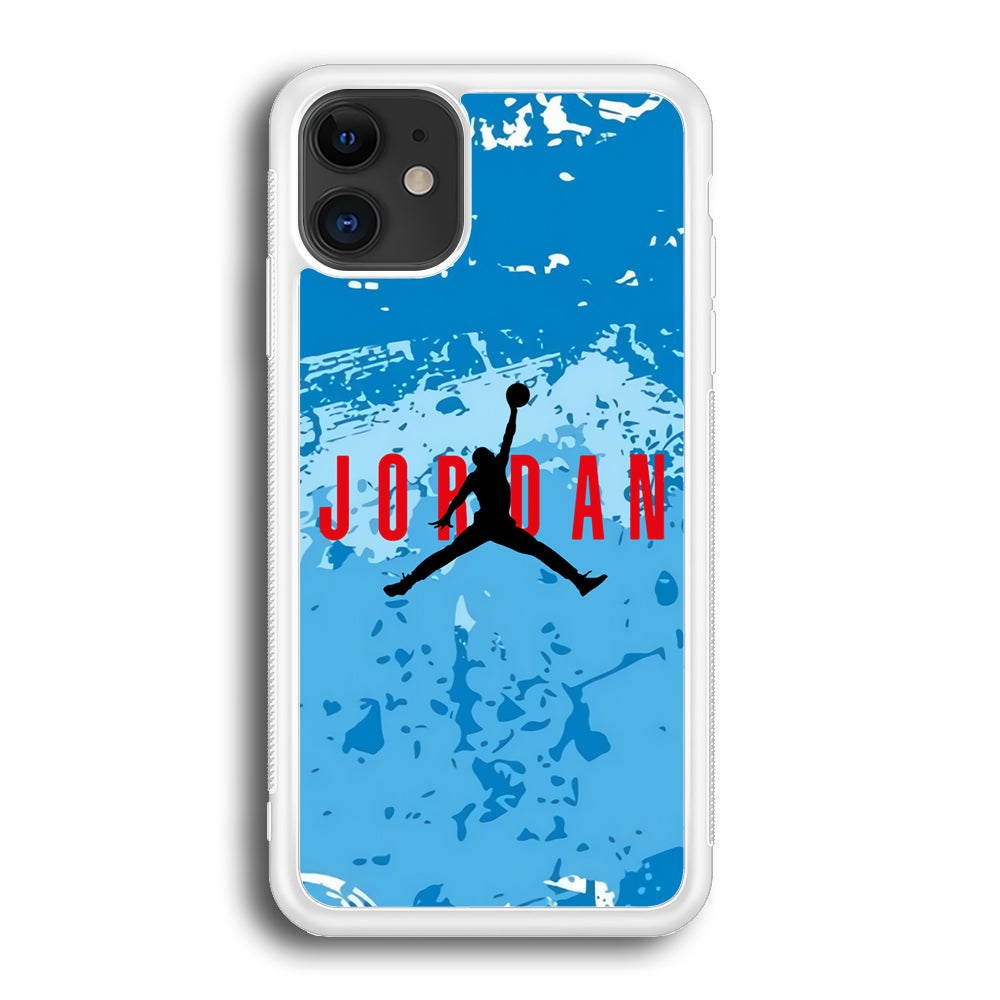 Air Jordan Blue Abstract iPhone 12 Case