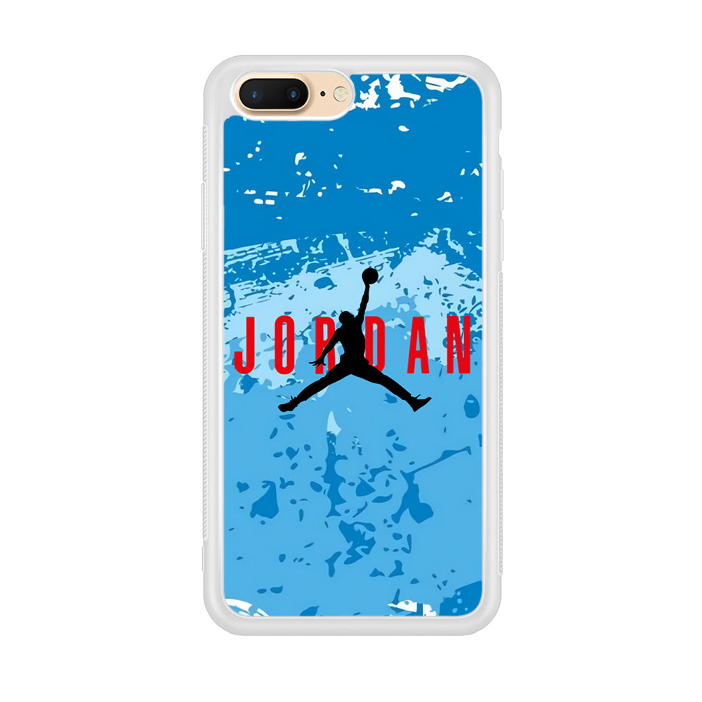 Air Jordan Blue Abstract iPhone 8 Plus Case