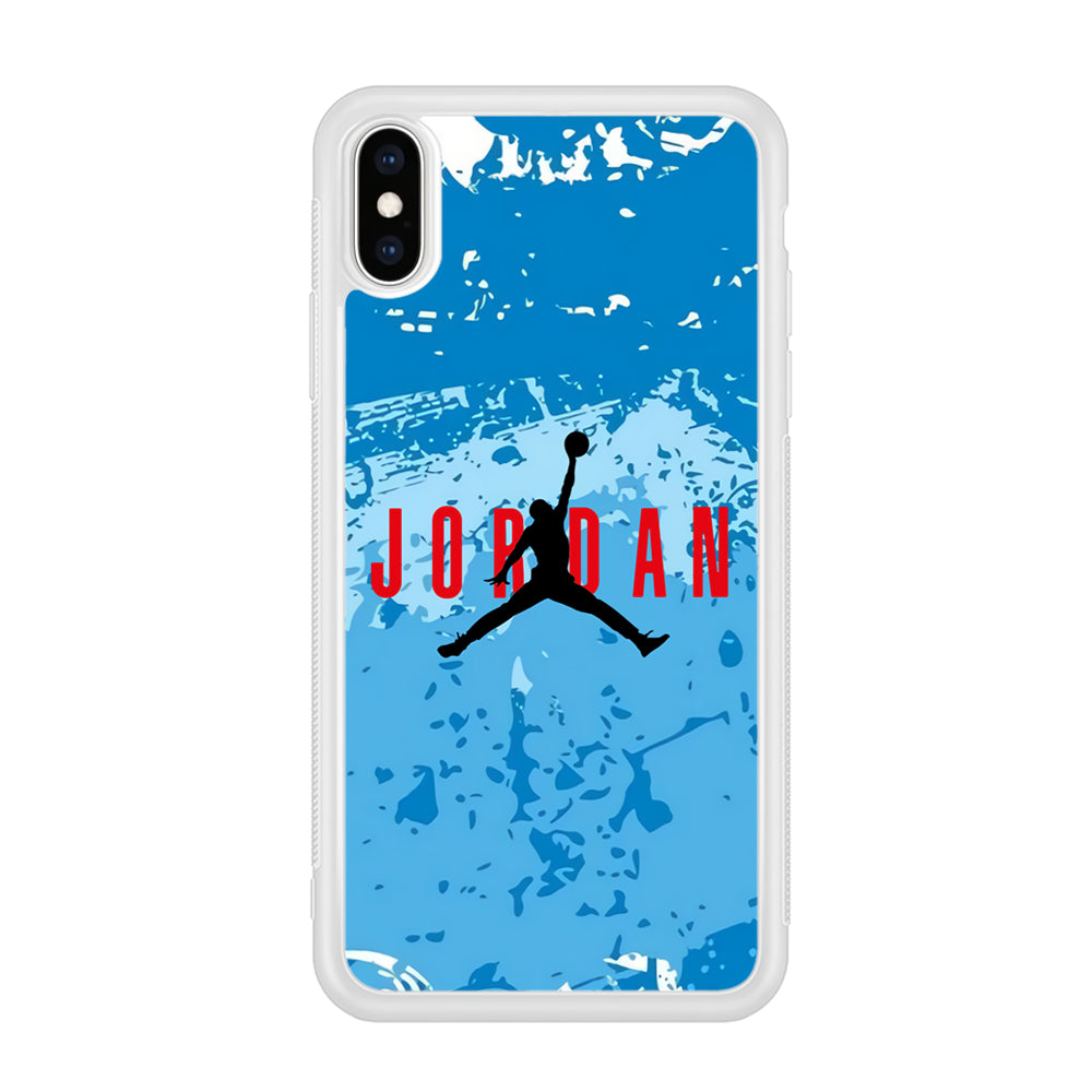 Air Jordan Blue Abstract iPhone XS MAX Case