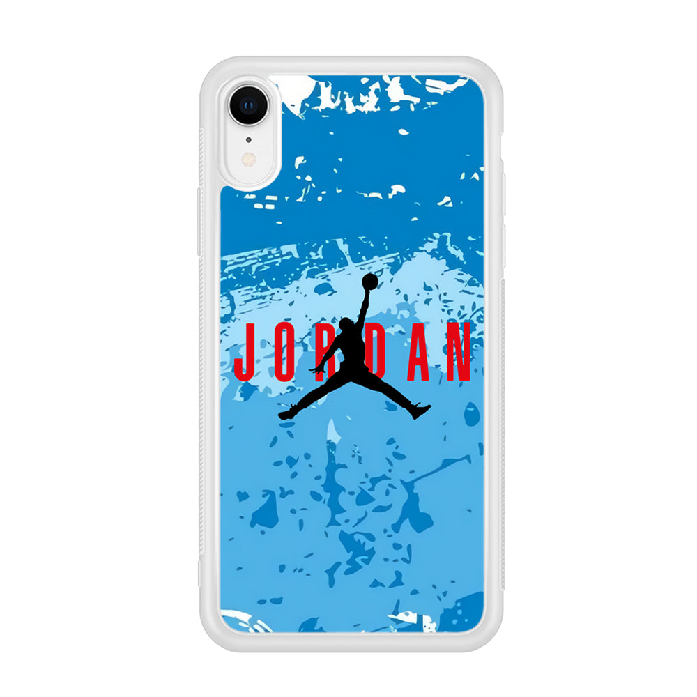 Air Jordan Blue Abstract iPhone XR Case