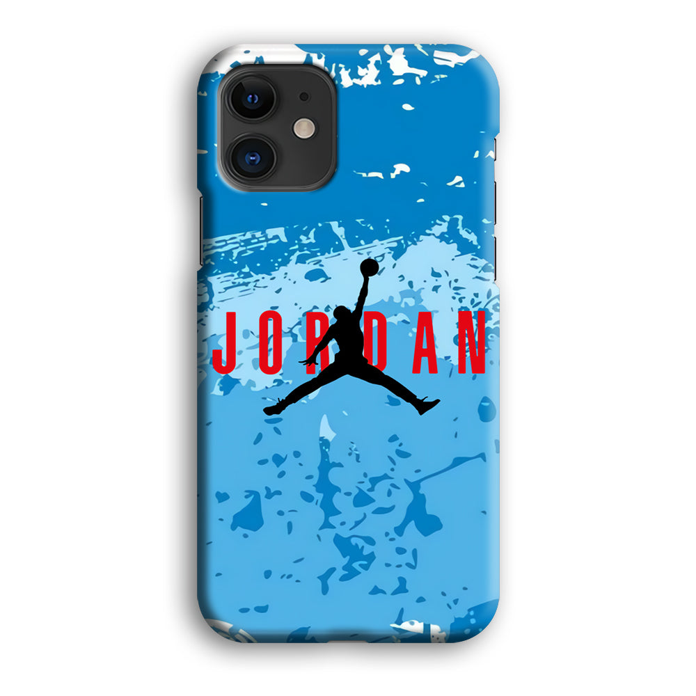 Air Jordan Blue Abstract iPhone 12 Case