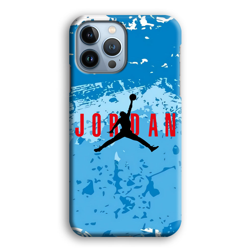 Air Jordan Blue Abstract iPhone 13 Pro Max Case